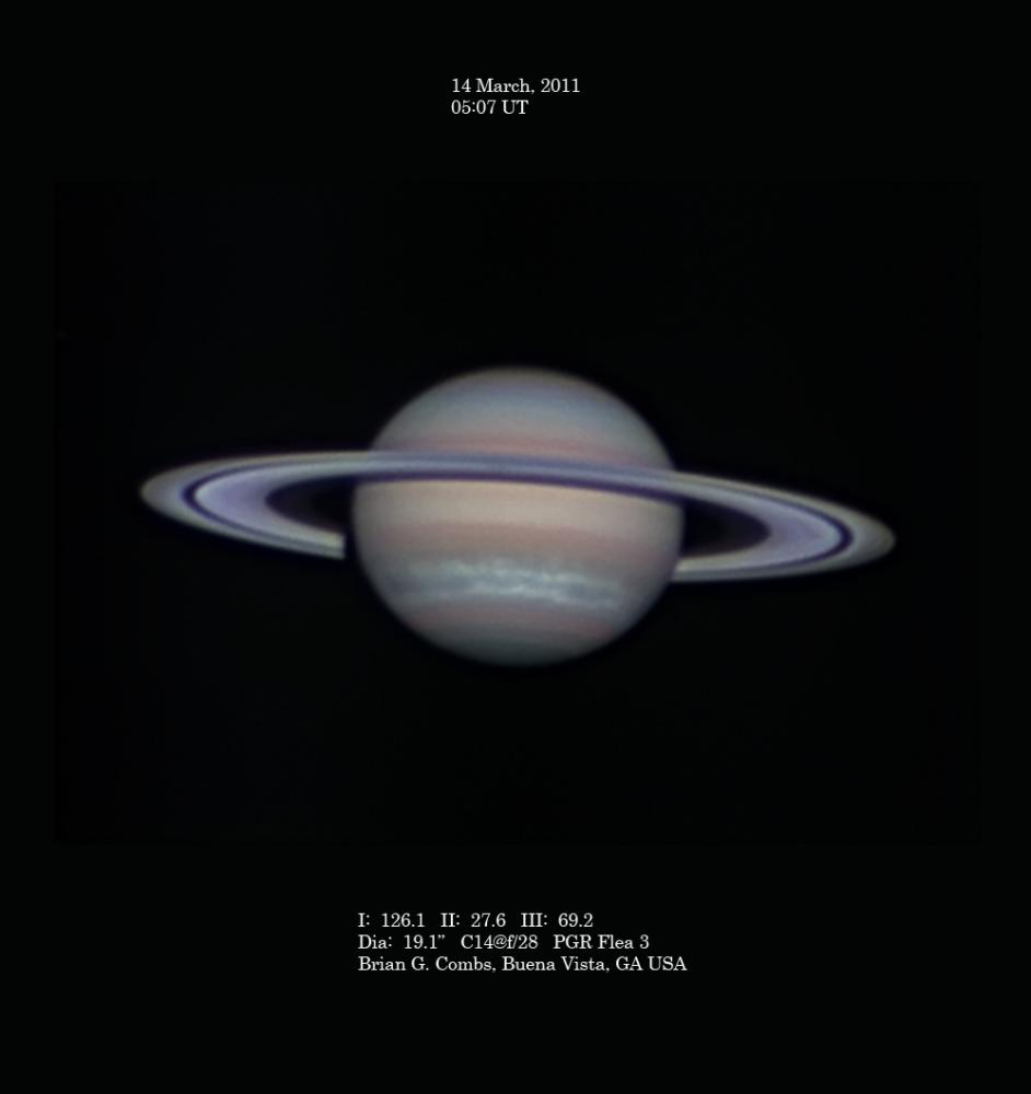 Saturn - 14 March, 2011