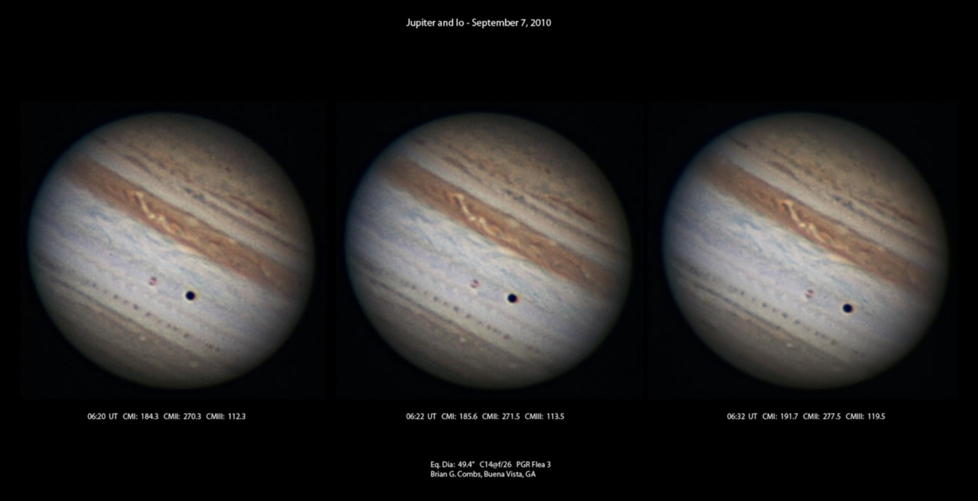 Jupiter and Io - September 7, 2010