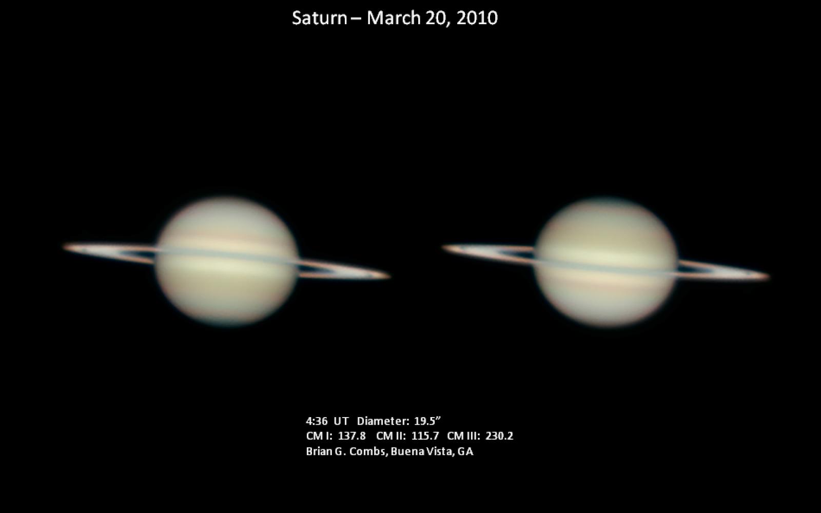 Saturn - March 20, 2010