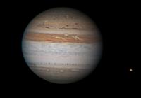 Jupiter and Ganymede - June 17, 2010
