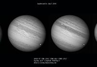 Jupiter and Io - July 7, 2010