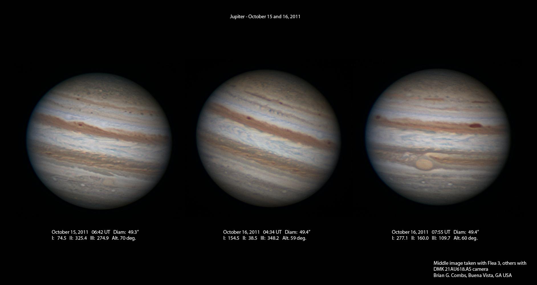 Jupiter - October 15 and 16, 2011