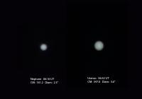 Neptune and Uranus - July 24, 2011