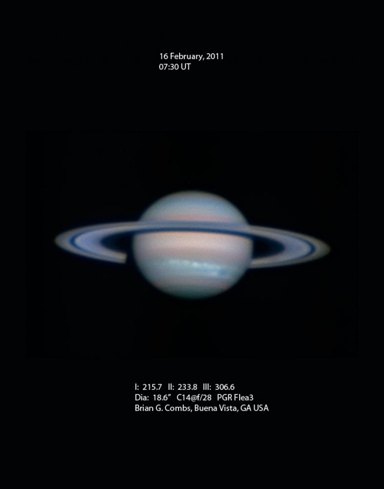 Saturn - 16 February, 2011