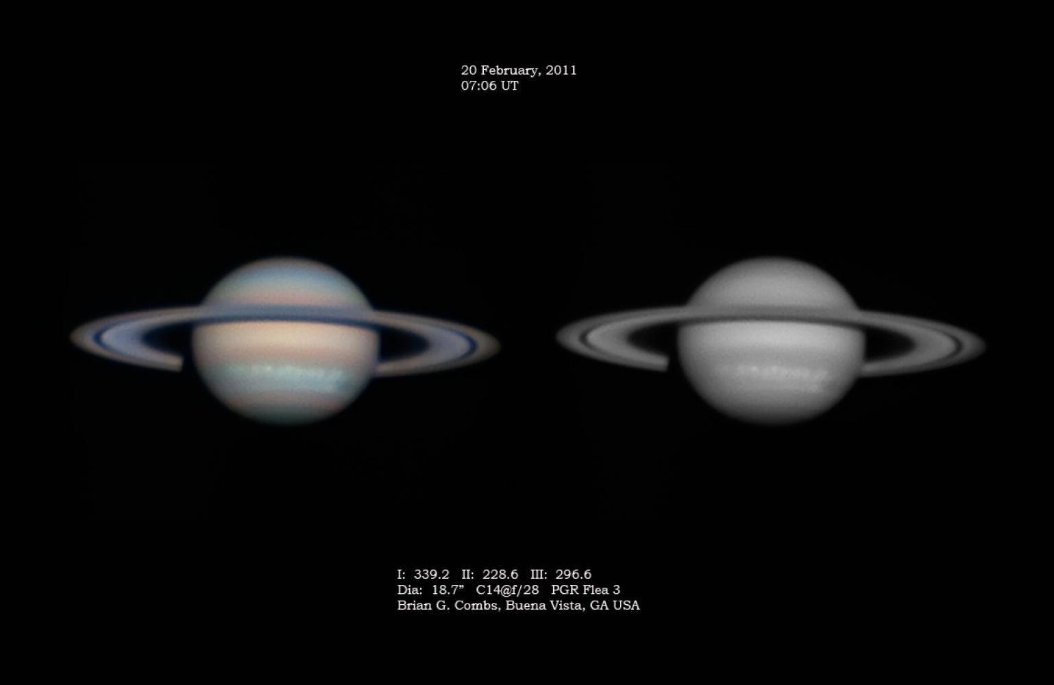 Saturn - 20 February, 2011