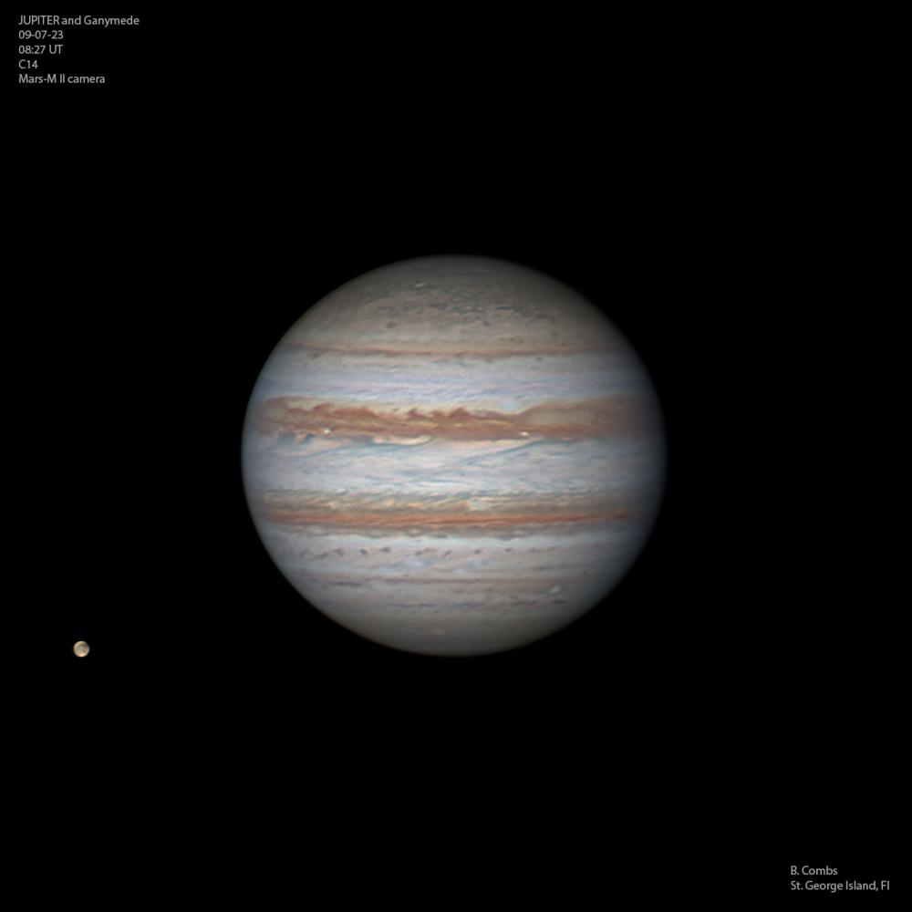 Jupiter and Ganymede - 09-07-23